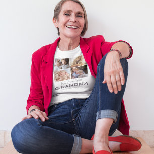 T-shirt Collage photo grand-mère