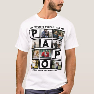 T-shirt Collage photo Grandpa Papo 8