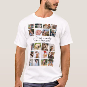 T-shirt Collage photo moderne en souvenir