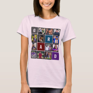 T-shirt Collage photo moderne personnalisé Grad Grad Grad 