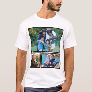 T-shirt Collage photo personnalisé de conservation moderne