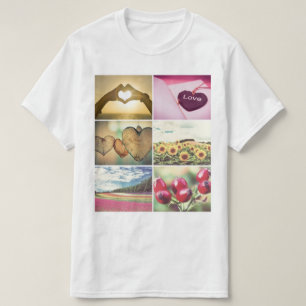 T-shirt Collage photo personnalisé personnalisé personnali