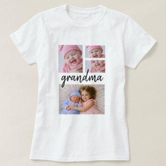 T-shirt Collage Photo Personnalisé Unique