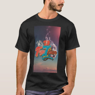 T-shirt Collage rétro-futuriste de Traybien