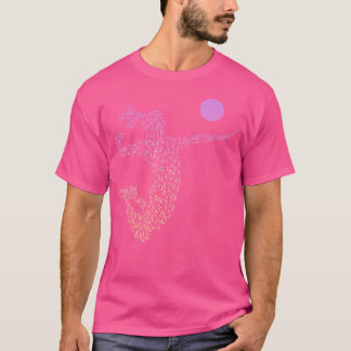 T-shirt Collage Silhouette Volleyball Lecteur Chemise Femm