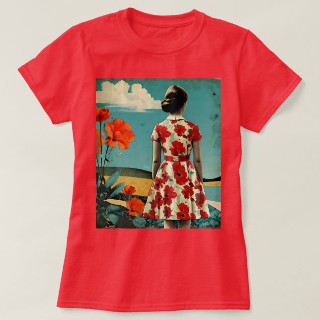 T-shirt Collage vintage (Design devant)