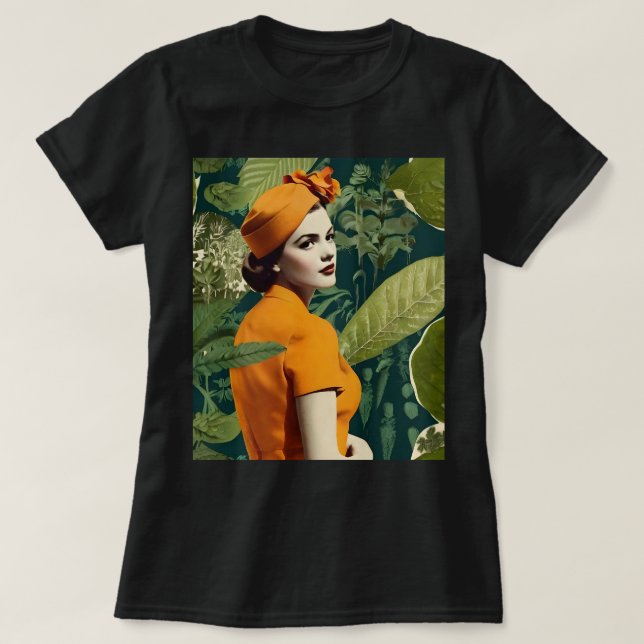 T-shirt Collage vintage (Design devant)