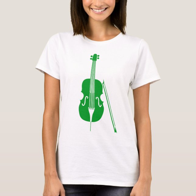 T-shirt Colle - Vert herbe (Devant)