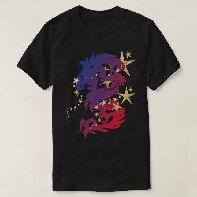 T-SHIRT COLLECTE DE JEU DE DRAGON STAR (Design devant)