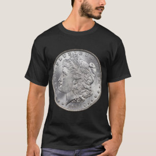 T-shirt Collecte de pièce Morgan Silver Dollar