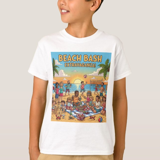 T-shirt Collecte de plages (Devant)