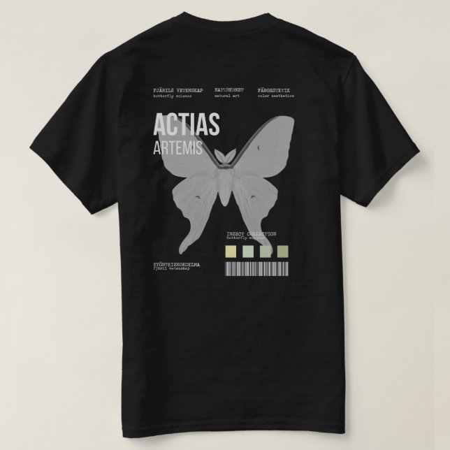 T-SHIRT COLLECTE D'INSECTES (Design dos)