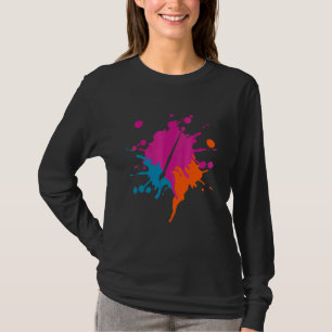 T-shirt Collecte d'oeuvres d'art Conception de scintilleme