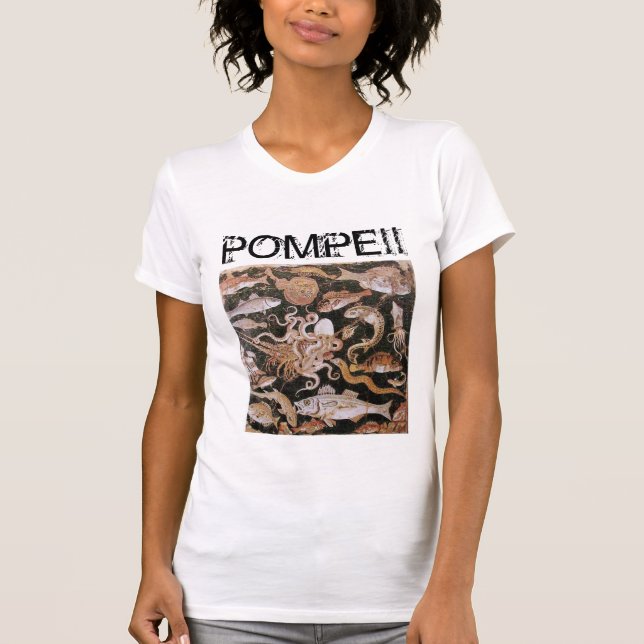 T-SHIRT COLLECTE POMPEII / OCÉAN - SCÈNE DE VIE MARINE (Devant)