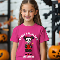 Collecteur de bonbons mignons Squelette filles Hal