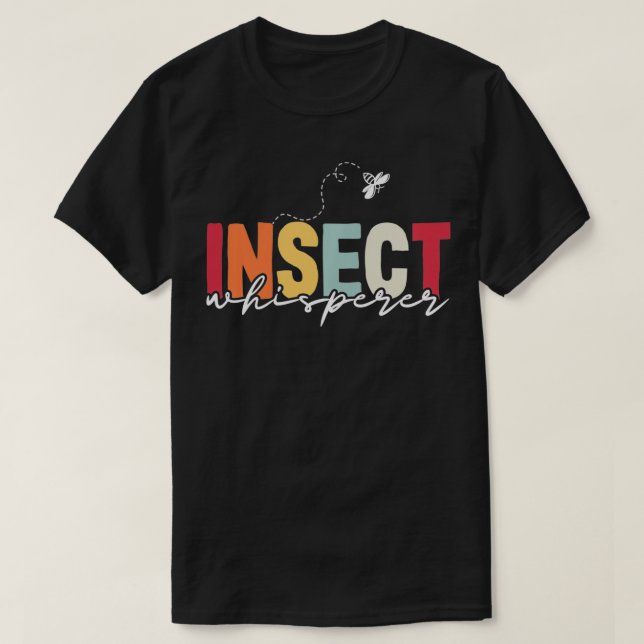 T-shirt Collecteur de bugs d'insecte de Whisperer Entomo d (Design devant)