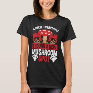 T-shirt Collecteur de champignon Trouvé une nouvelle colle