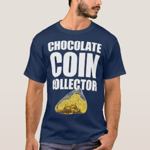 T-shirt Collecteur de pièce de chocolat Hanoukka Gelt