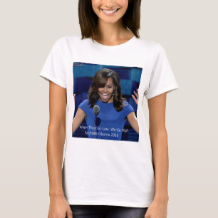 T-shirt Collectif Michelle Obama "We Go High"