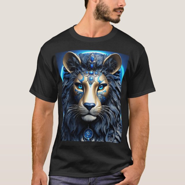 T-shirt Collection d'adolescents de conservation de lions  (Devant)