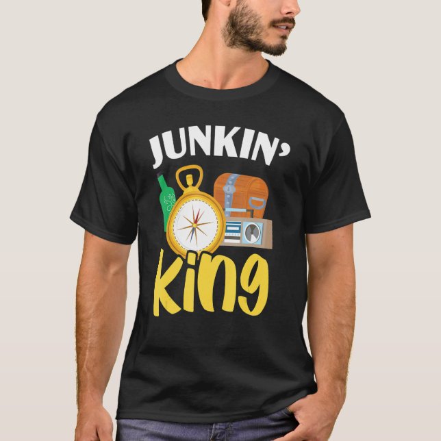 T-shirt Collection d'antiquités Junkin' King (Devant)