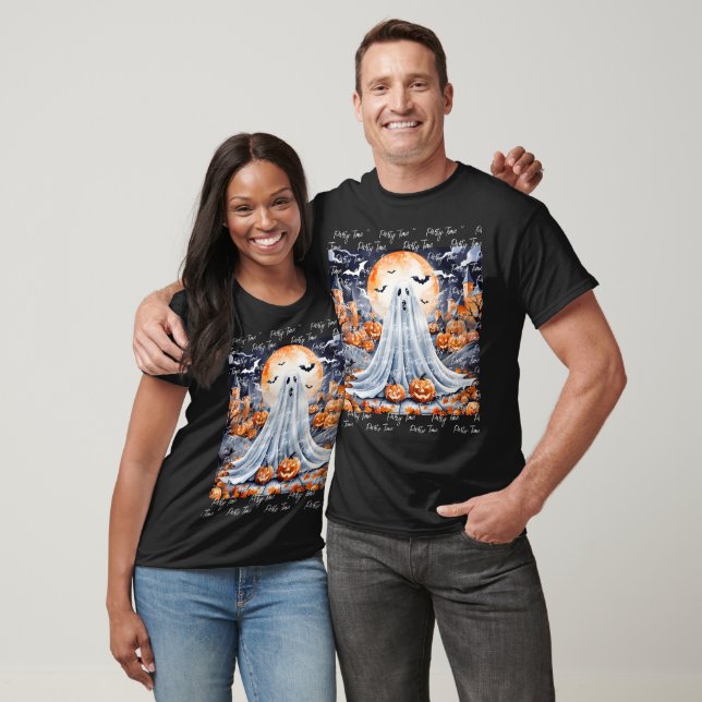 T-shirt Collection d'automne Citrouille moderne d'Hallowee (Unisexe)