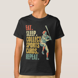 T-shirt Collection de cartes de sport Compétence Vendre Co