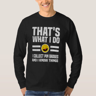 T-shirt Collection de costumes de collectionneur de badge