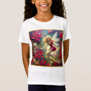 T-Shirt Collection de Fées de Noël - Cheveux Blond Doré Cl