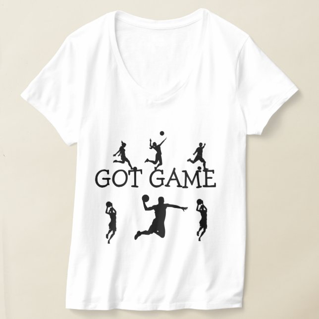 T-shirt Collection de lignes sportives - (Poser)