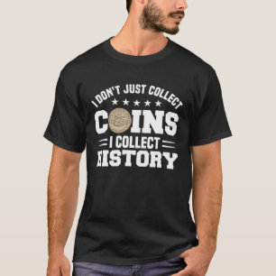T-shirt Collection de pièces de monnaie Hobby Numismate Pi