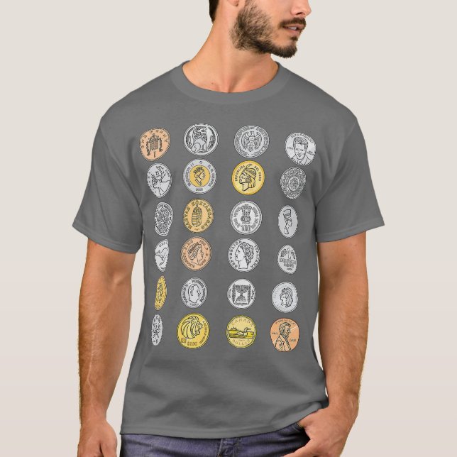 T-shirt Collection De Pièces Pour Collecteur De Pièces Num (Devant)