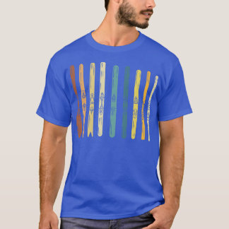 T-shirt Collection de planches à ski