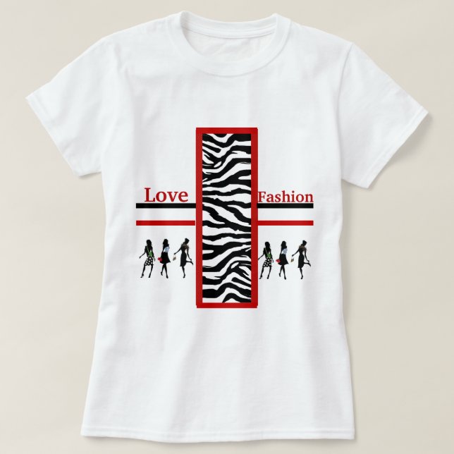 T-SHIRT COLLECTION DE REINE SHOPPING (Design devant)