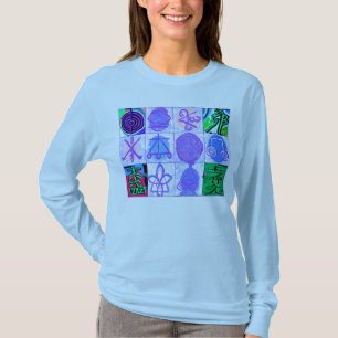 T-shirt Collection de symboles de guérison Reiki Karuna