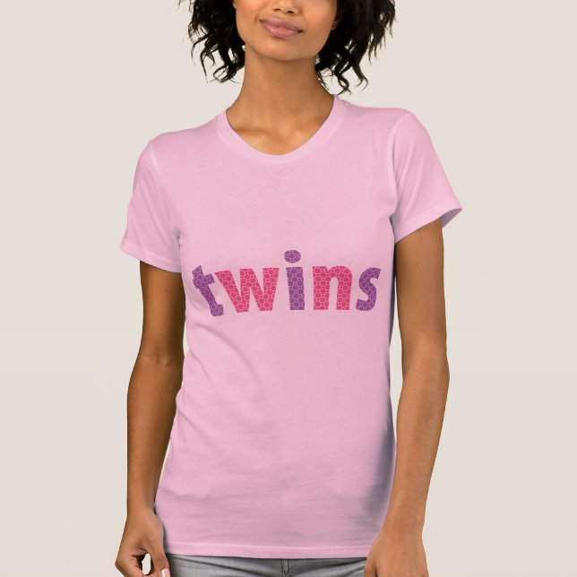 T-shirt COLLECTION DE VINS - filles {violet + rose} (Devant)
