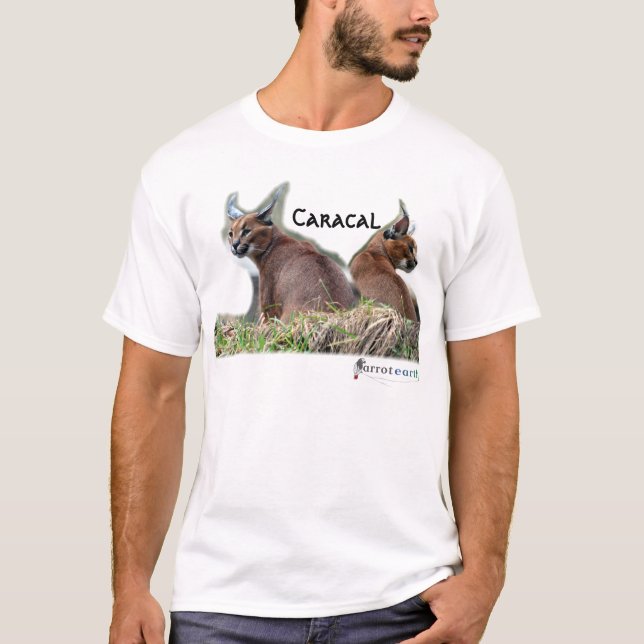 T-shirt Collection de zoo de ~ de Caracal (Devant)