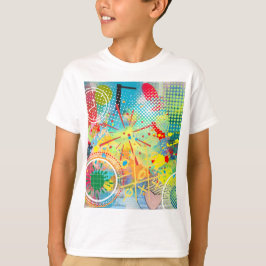 T-shirt Collection d'explosions de couleur
