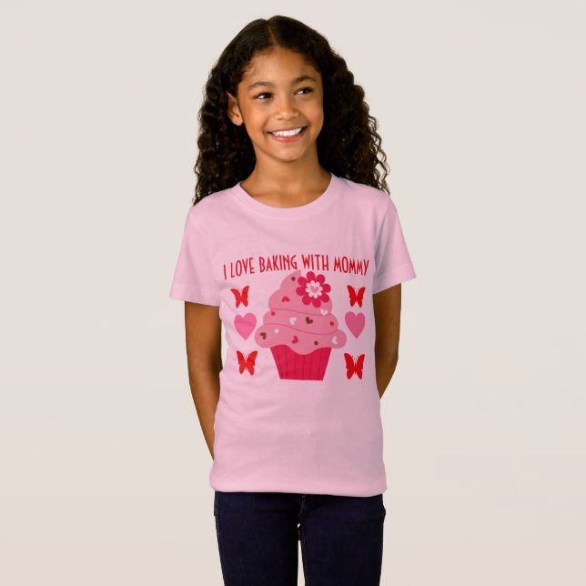 T-Shirt Collection d'expressions pour enfants Filles (Devant entier)