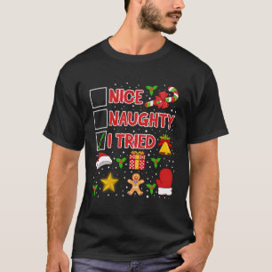 T-shirt Collection d'humour pour adultes Noël Naughty