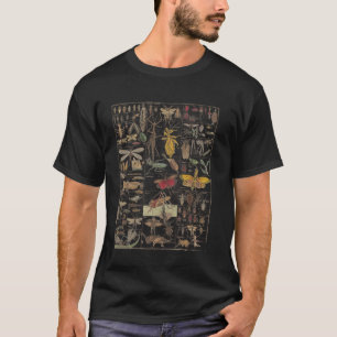 T-shirt collection d'insectes espèces insectes vintage ent