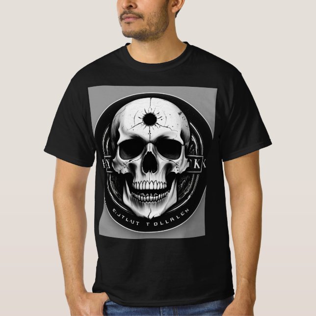 T-shirt Collection d'os du crâne Eternal Guardian (Devant)
