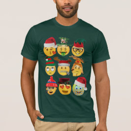 T-shirt collection emoji de noël chemise de noël