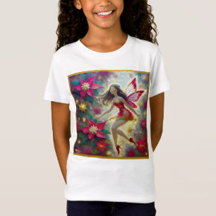 T-Shirt Collection Fée de Noël - Cheveux Brown foncés