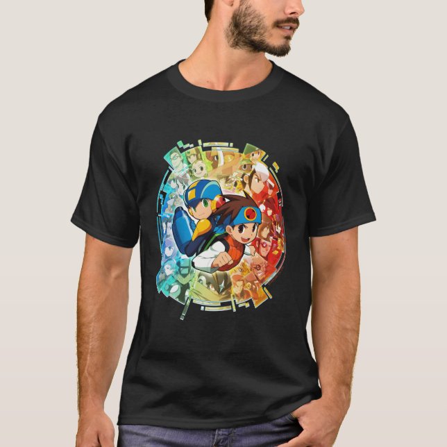 T-shirt Collection héritée du réseau de bataille de Mega (Devant)