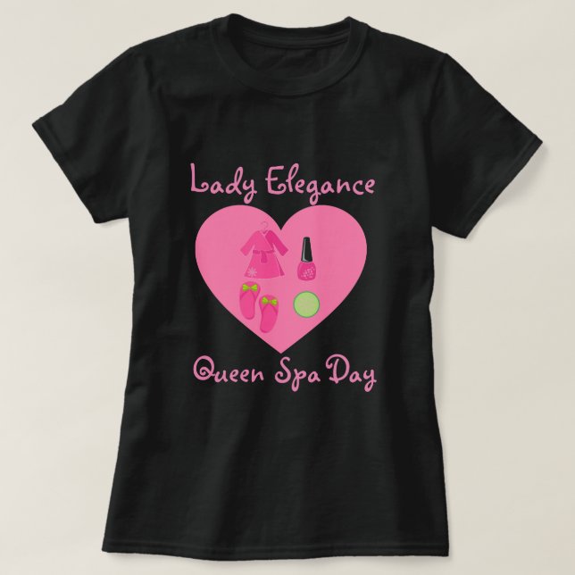 T-SHIRT COLLECTION LADY ELEGANCE (Design devant)