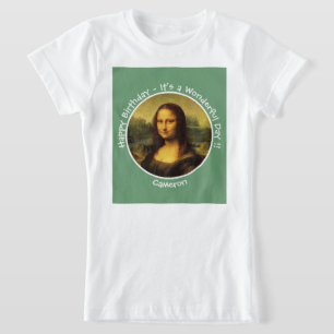 T-Shirt Collection Leonardo da Vinci Mona Lisa