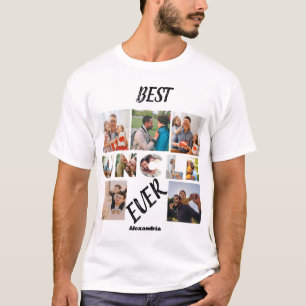 T-shirt Collection photo personnalisée moderne Best Uncle 