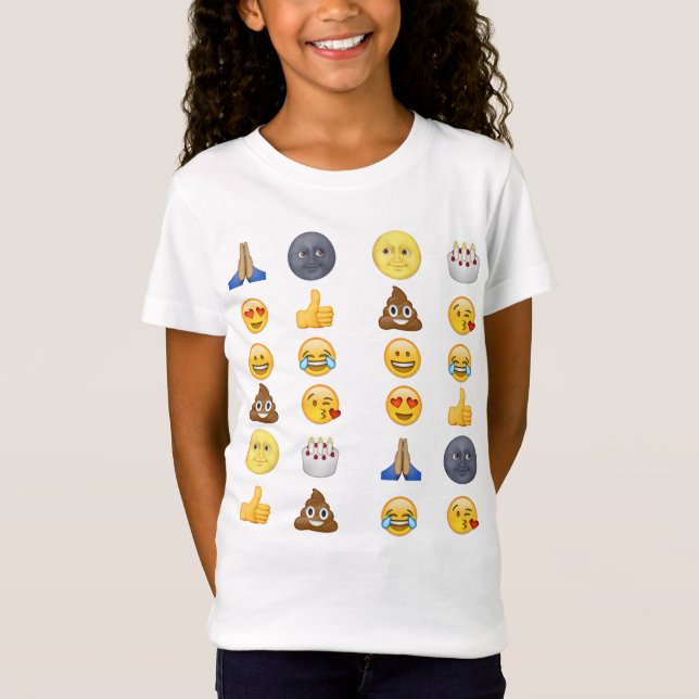 T-Shirt Collection supérieure d'emoji (Devant)