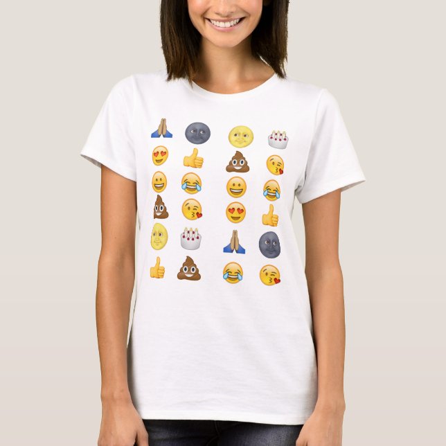 T-shirt Collection supérieure d'emoji (Devant)